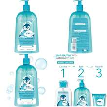 Bioderma - ABCDerm - Gel espumoso - Lavado suave para bebés - Limpiador sin jabón - Gel corporal para pieles delicadas de bebés y niños(default) - Tipo 1 - Ver 1