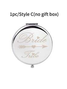 1pc/2pcs Portable Double-Sided Metal Folding Mirror, High Definition Makeup Handheld Compact Mirror,Makeup,Cheap,Room Decor,Vanity,Travel,Bedroom,Makeup Accessories,Mirror,Vanity Mirror,Mini Mirror,Compact Mirror,Mirror Small,Hand Mirror