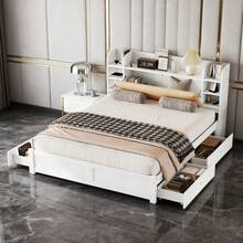 Kids Bed Frames, Headboards & Footboards - White - View 1