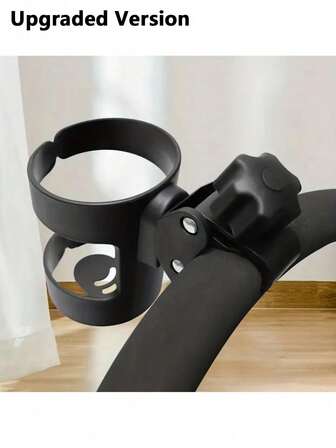 Bicycle & Cart Bottle Holder - Heavy-Duty Bottle Holder, Tool-Free Installation, Ergonomic Arm & Non-Slip Grip For Motorcycle,Outdoor Sports - Compatible With Water Bottles, Coffee Mugs, Smoothies - Secure Locking Mechanism, Durable Black Design For Stability And Convenience, Ideal For Outdoor Activities And On-The-Go Use, Bicycle Bottle Holder, Water Bottle Holder, Cycle Water Bottle Holder, Bicycle Bottle Holder