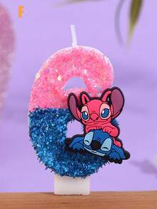 Candele digitali sfumate di viola equisite, candele per celebrazioni festive, candele digitali per compleanni, regali per feste, decorazioni e allestimenti per compleanni, candele per compleanni da 0 a 9!