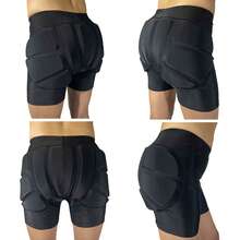 Butt Pads For Kids Skating Breathable And Lightweight Padded Buttocks Shorts Suitable For Cycling Hockey - Black - View 7