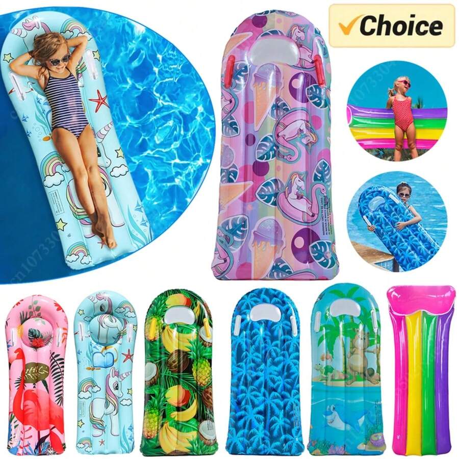 Kids Water Hammock Children Swim Ring Tube Water Inflatable Surfboard ...