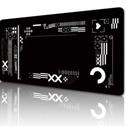 Large Gaming Mouse Pad, Printed Surface Made Of Polyester Material With Rubber Base - Suitable For Office Desk Mat, Floor Rug, Table Cover, Study Mats & As A Thoughtful Present