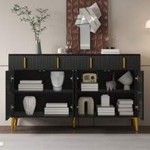 Storage Cabinets - Black - View 6