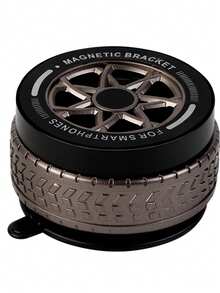 1pc Tire Shaped Magnetic Adjustable, Foldable, 360° Rotatable Phone Holder, Suitable For Home, Travel, Car, Compatible With IPhone 16/15/14/13/12, And Phones With Magnetic Ring - Multicolor - View 9