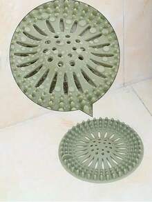 Cattura capelli in silicone per scarico, protezione per doccia/lavandino di alta qualità, filtro in rete di silicone riutilizzabile, protezione anti-intasamento per scarico, mantiene lo scarico pulito e libero. Set filtro cattura capelli per scarico doccia, decorazione per bagno di casa, decorazione autunnale, decorazione per il ritorno a scuola, adatto per scarico vasca/doccia, facile da pulire. - Multicolore - Visualizzare 5