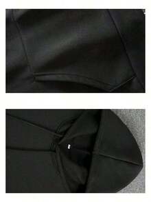 Summer Bestsellers[Cozy Long Sleeve Hoodie] Print Womens Hoodie - Relaxed Casual Style With Pouch Pocket - Cozy Long Sleeve Sweatshirt For Everyday Chic,Halloween Costume Women,Homecoming ,Fall Clothes Women,Concert Outfit Women,Fall Tops Women, Women,Vacation Outfits Women,Y2k Clothes,Ffice Outfits For Women,Birthday Outfits For Women,Thanksgiving Outfit Women,Winter Clothes,Fall Hoodies,Street Wear,Thanksgiving Day,Nightmare Before Christmassupple - 黑色 - 查看 3