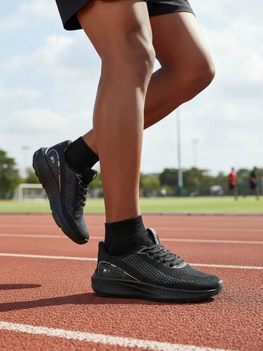 Sporty Simple Sporty Tie Eyelet Gym And Fitness ALL - màu đen - Xem 1
