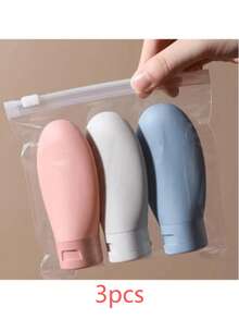 6pcs 60ml Refillable Portable Bottles Travel Set, Independent Bottle Containers For Toiletries, Soap Dispenser Set (With Label Stickers) - Multicolor - View 16
