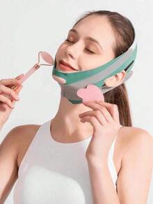 2pcs Facial Beauty Massage Tool Set, Includes Roller Massager And Gua Sha Board, Suitable For Body And Back (Texture May Vary Slightly For Each Item) - Multicolor - View 7