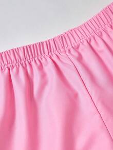 Tween Girl Graphic Print Long Sleeve Top And Butterfly Print Pants Set - White - View 4