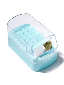 30孔美甲钻头收纳盒抛光磨头钻头架展示架美甲钻头收纳盒美甲架 - 彩色 - 查看 10