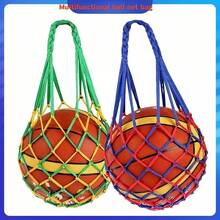 Durable Multipurpose Tennis Ball Storage Bag, Suitable For Basketball, Soccer, Volleyball And Football - Thick, High-Quality, Blue/Yellow/White Design With Reinforced Stitching And Handles, Versatile Sports Bag | Vibrant Mesh Bag | Sturdy Handles - Red and Blue Bold Mesh Bag - View 1