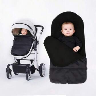 1 sovsäck till barnvagn, justerbar i 3 nivåer, lämplig för 98 % av alla barnvagnar, varma åkpåsar, sittdyna till barnvagnen, sängkläder med avtagbar filt, förtjockade varma åkpåsar, vindtäta åkpåsar, universellt vinterskydd mot kyla (denna produkt är vakuumförpackad, vänligen titta på videon innan du bestämmer dig för om du vill köpa den, och den behöver klappas och strykas för att återställas till sitt ursprungliga skick efter mottagandet)