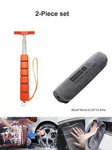 Retractable Wing Mirror Wiper Cleaner, Car Mirror Squeegee, Side Mirror Squeegee, Retractable Car Rearview Mirror Wiper With Telescopic Long Rod, Portable Auto Glass Water Cleaner For Rainy And Foggy Weather, Snow Brush For Vehicle Exterior Cleaning
