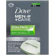 Men+Care 3 in 1 Bar Cleanser for Body, Face, and Shaving Extra Fresh Body and Facial Cleanser More Moisturizing Than Bar Soap to Clean and Hydrate Skin 3.75 oz, 8 Bars(default) - Tipo 1 - Ver 5