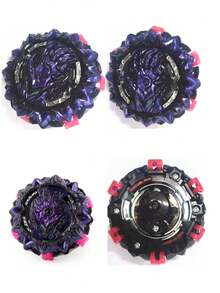 终极女神 B-193 爆裂金属融合陀螺带发射器，战斗游戏玩具，圣诞礼物 - 紫色 - 查看 4