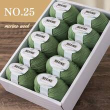 10件/套柔软竹纤维纱线 - 500克，透气舒适，适用于钩编、针织T恤、披肩、围巾、毛衣、夹克、帽子、开衫和配饰，适合春夏秋三季。手工必备 | 柔软顺滑的纱线 | 多种颜色组合可选 - 羊毛10團 - 查看 34