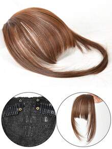 Tóc mái kẹp, tóc nối dày kiểu Pháp, tóc giả nhẹ, tóc mai và tóc mái tỉa lớp, phù hợp cho phụ nữ sử dụng hàng ngày. - Nhiều màu - Xem 9