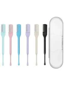 3pcs Bremorou Nose Hair Trimmer, Double Sided Knife Cutter ,2-In-1 Nose Manual Trimmer 360° Rotating Nasal Hair Razor Portable Cutter Clippers For Men Women,Skin-Friendly Facial Hair Removal Tool With Precise Trimming Function - Random Color - View 4