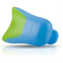 Vaso de enjuague para champú Nuby - accesorios de baño para bebés (Soporte de arco, Azul, Rosa) - Agua/ verde - Ver 3