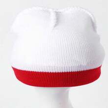 1pc Christmas Hat, Santa Hat, Santa Holiday Hat Adult Red Neutral Style Double Thickness Velvet Warm And Comfortable New Year's Holiday Party