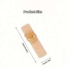 Cute Bear & Rabbit Pattern Car Seat Belt Shoulder Pad, Soft Anti-Chafing Shoulder Strap, Women's Car Accessories, Gift - Multicolor - View 4