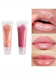 10pcs 10ml Reusable Squeeze Tubes - Stylish Multi-Color Flat Cap Plastic Lip Tubes, DIY Beauty Tool Set With Caps , Portable Travel Refill Accessories, Beauty Refill Kits | Stylish Lip Tubes | Plastic Construction, Lip Gloss Tubs - Multicolor - View 4