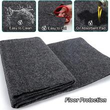 Garage Floor Mat, Oil Spill Mat Under Car, Waterproof Backing Absorbent Pad Protects Floor, Durable, Reusable, Dark Grey, Oversize Garage Floor Paking Mats For Under Car, Garage Flooring Carpets, Absorbent Oil Garage Parking Mat, Non-Slip Waterproof Mats, Original Garage Floor Mat, (17' X 7'4"), (Includes Double Sided Tape) - Dark Grey - View 5