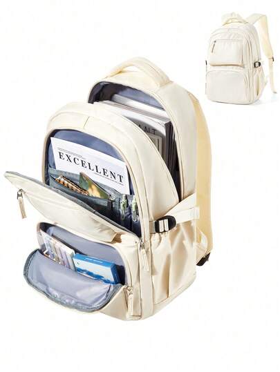 儿童书包 轻便大容量防水尼龙面料登机背包 旅行背包 电脑短途商务背包 可容纳 15.6 英寸笔记本电脑 适合旅行 商务 假期 大学 学校 户外 节日 商店 适合男孩 女孩 学生 男士 礼物 女士 登机包