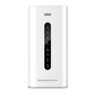 Grandstream Gwn7062e Dual-Band Wifi 6 Router, 3 X Gbe Lan, Dual-Band 2.4ghz 2x2:2 And 5ghz 3x3:2 Mu-Mimo, Up To 128 Clients, 3gbps Throughput, Mesh - White - View 1