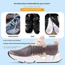 1 Pair Unisex Adjustable Shoe Stretcher, Shoe Shaper, Shoe Expander, Wrinkle Preventer, Adjustable Length Shoe Organizer, Boot Shaper - Black - View 6