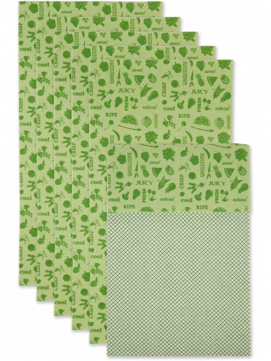 DII Kitchen Millennium, forros lavables y no adhesivos para contenedores y estantes de refrigerador - Incluye 6 que se pueden cortar en verde - Dhalia Tango Rojo - Ver 1