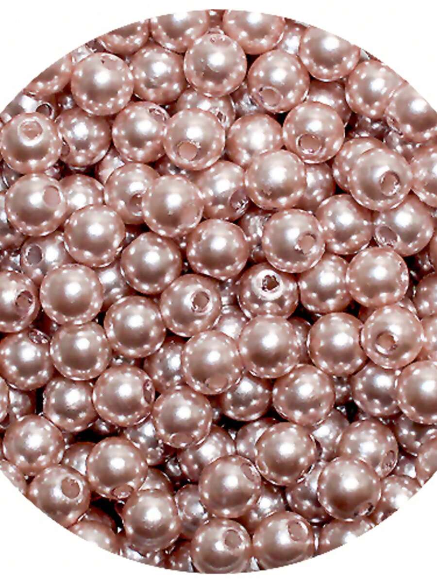 10mm ABS Pearl With Through Hole 125 Units - Crafts - 駝色 - 查看 1