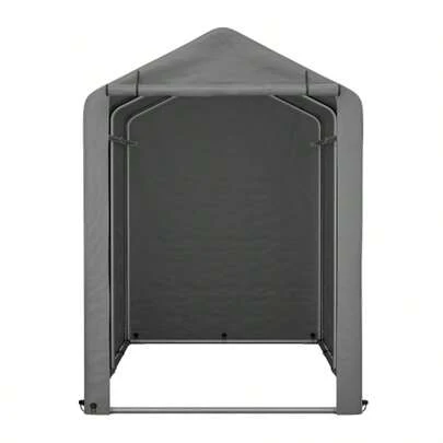 Tool Shed 190x170x200cm, Bicycle Garage, Tool Shed, Garage Tent, Garden House Storage Tent Bicycle Shed Tool Tent Storage Garage, Dark Gray