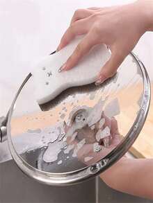 1/2/4pcs Cute Cat Sponge Kitchen Set - Durable And Thick Cleaning Tools For Dishwashing, Household Kitchen Cleaning Scouring Pad, Pot Brush, Pot Wipe, Specially Designed For Pots And Utensils, Anti-Scratch Dishwashing Foam, Multi-Functional Heavy-Duty Kitchen Cleaning Sponge In Cat Shape - Multicolor - View 5