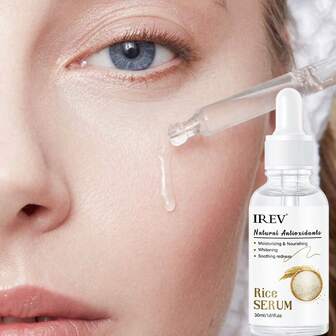 MOOYAM 30ml 大米烟酰胺深层修复精华保湿亮白面部精华轻盈面部护理适用于面部和颈部，男女适用，日夜护肤/面部韩国配方产品