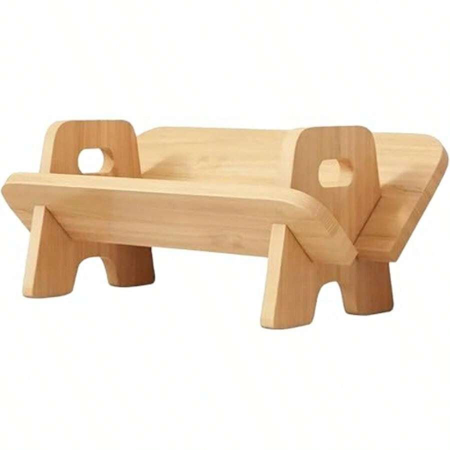 Desktop Students Solid Wood Small Book Shelf Bookend Countertop Learning Dormitory Desk Bookcase Wood Tilting Bookcase In Living Room Home Office