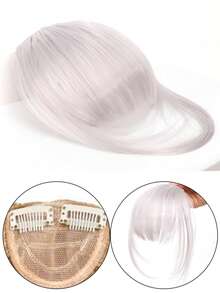 Tóc mái kẹp, tóc nối dày kiểu Pháp, tóc giả nhẹ, tóc mai và tóc mái tỉa lớp, phù hợp cho phụ nữ sử dụng hàng ngày. - Nhiều màu - Xem 12