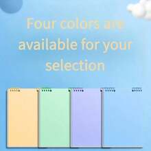 Fresh Series Loose-Leaf Notebook Set With Colorful Binders, Thickened Paper Notebooks For Writing, Journaling And Note-Taking, Portable Spiral-Bound Notebooks In Multiple Pastel Colors - Hồng - Xem 7