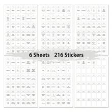 216 Spice Jar Labels Preprinted Minimalist Stickers - White Waterproof Label - Fit Round Or Rectangle Spice Jars - Herb Seasoning Kitchen Pantry Labels,Organization, Kitchen Supplies,Grandma Gift,Kitchen Decor - White - View 4