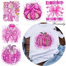 6 قطع ملصقات نقل حراري مزينة بعناصر قرع وردي للكريسماس، ملصقات فينيل مربعة ملونة، رقع قابلة للغسل للكي، مناسبة للخياطة والأعمال اليدوية والموضة، ملصقات DIY للملابس والحقائب الظهر - متعدد الألوان - مشاهدة 8