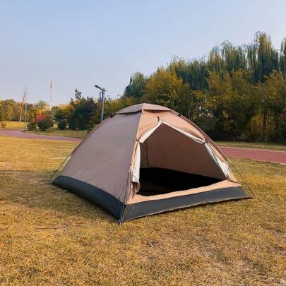 1ชิ้น เต็นท์ตั้งแคมป์พับได้ 1-3 คน แบบพกพากันน้ำ กันยุง พร้อมกระเป๋าเก็บของ