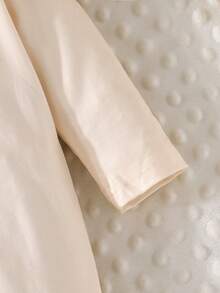 2件套男婴休闲舒适秋季新款条纹蓝红+小熊图案长袖连体衣 - 棕色 - 查看 10