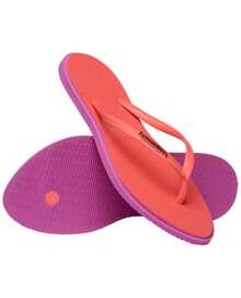 Women's Havaianas Slim Point Flip-Flops - Pink And Purple - 玫瑰金 - 查看 4