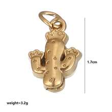 DIY Jewelry Accessories, Stainless Steel Material, Assorted Shapes Of Animals, Plants, Flowers, Stars, Moon, Unicorn, Elephant, Cactus, Tree