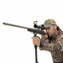 Deluxe Shooting Stick, Adjusts 16.25"-45", Black, Aluminum, Model 21631A - 1 - View 5