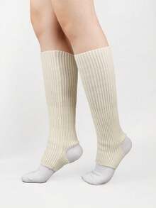 2pcs Women's Leg Warmer Socks - Heavy Duty Ribbed Dance, Ballet, Party Pants - Winter Warmer - Available Colors: Black, White, Red - Hand Washable - Suitable For 80s Retro, Daily, And Formal Occasions - Elegant And Practical Cold Weather Leg Protector - Perfect For Dance Practice And Casual Wear - Close Fitting And Fashionable Design, Long Socks, Women's Leg Protector - Nhiều màu - Xem 8