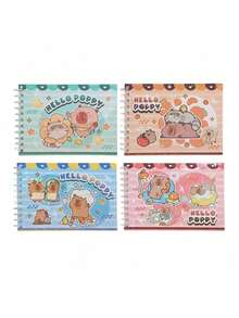 1 Stück Hello Poppy Malbuch: Malbuch für Erwachsene und Jugendliche mit gemütlichen Szenen und süßen Tierfiguren zum Entspannen (Gemütliche und kuschelige Malbücher), Schulanfang, Schulmaterial, Zeichnen & Malen, Weihnachten